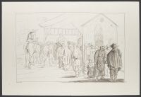 Scene with a crowd of figures