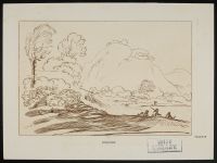 Landscape with figures and a lake