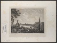View on the Tiber with Rome in the distance