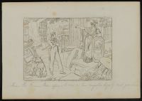 Frontispiece: the artist meets the figure of Rome in the ruins of the Forum Romanum