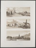 Three Views from the Canal between Delft and Rotterdam