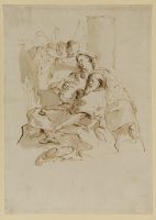 Holy Family with angels