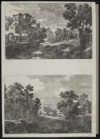 Landscape with figures and a building