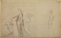 Study for 'Psyche and Venus'  (recto)