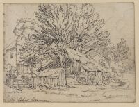 Landscape with a farm - Esher Common
