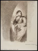 Study of a seated female figure