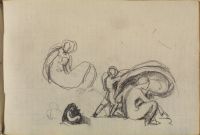 Page of a sketchbook - blank page (recto)