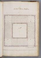 Page 44. Plan of the staircase in the Palazzo Barberini.