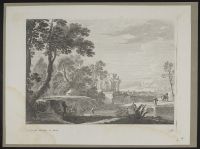 Landscape with fishing