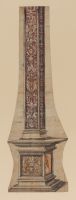 Design for a pilaster (recto)