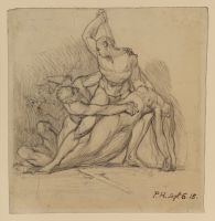 Conrad rescues Gulnare (recto)