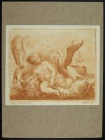 Putto with two swans