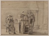 Interior with musicians