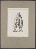The beggar on crutches and with a bag (le mendiant aux béquilles  et a la besace)
