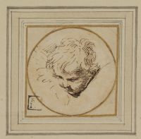 Head of a cherub