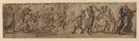 Frieze, with a pagan procession (recto)