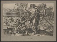 Christ as a Gardener with Mary Magdalene