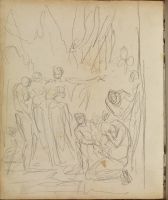 Page of a sketchbook - blank page (recto)