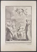 The Virgin seated on a chair