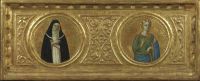 The Blessed Margaret and Saint Cecilia (left panel)