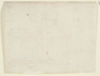 Architectural sketch - former backing sheet to D.1978.PG.200