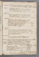 Building accounts from 1664 and 1665 for alterations to a house in Liège (recto and verso).