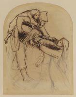 Study for 'The Rescue' (recto)