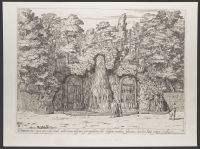 A monumental fountain in the gardens of the villa Aldobrandini (Plate 10)