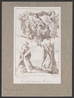 Saint Andrew and a Bishop worshipping the Virgin and Infant Christ