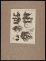 Studies of lips and eyes