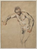 Satyr pouring wine