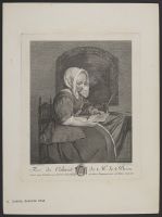 A Dutch woman reading a letter