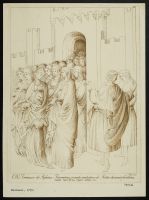 Women leaving a city