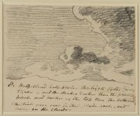 Cloud study (after Alexander Cozens' 'Engravings of Skies')