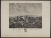 Landscape with figures and donkeys