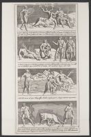 Plate 5 of 'Admiranda Romanarum Antiquitatum ac Veteris Sculpturae Vestigia': Urbis Romae Primordia