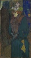 Jane Avril in the Entrance to the Moulin Rouge