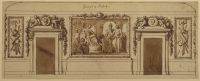 Design for wall decoration - Plato and Dionysus