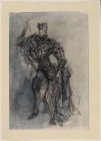 Costume design for Rothbart from 'Swan Lake''