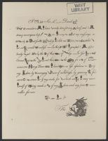 Hieroglyphic Letter from the Devil to Sir Laurence Dundas