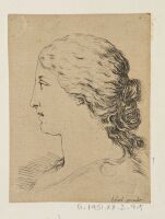 Head of a Woman, turned to left 