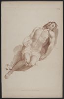 Dead Christ, after Annibale Carracci.