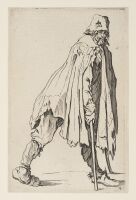 Beggar on crutches, wearing a cap (Le Mendiant aux béquilles, coiffé d'un  bonnet)