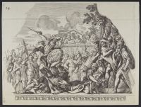 The battle of Aeneas and Turnus