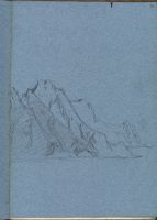 Fragment of mountain landscape