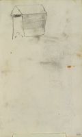 Sketch of a barn (recto)