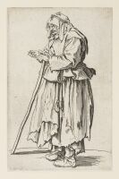 The beggar having just received charity (La mendiante venant de recevoir  la charité)