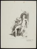 Venus holding Cupid's bow above his head