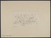 Scene with figures and a goat