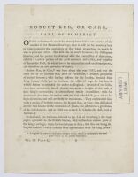 Robert Ker, or Carr, Earl of Somerset